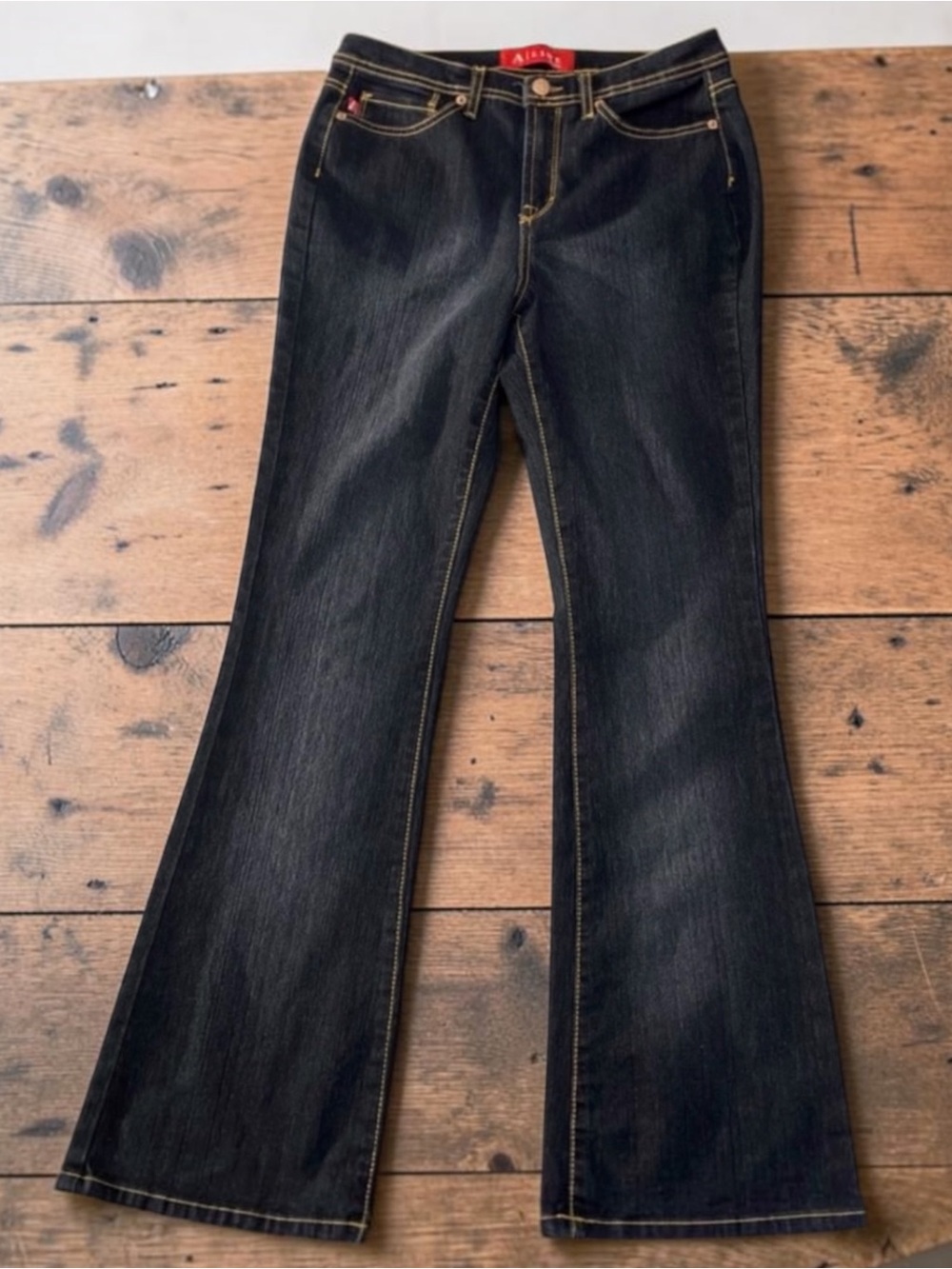 A | Line Jeans Dark Wash Boot Cut Jeans